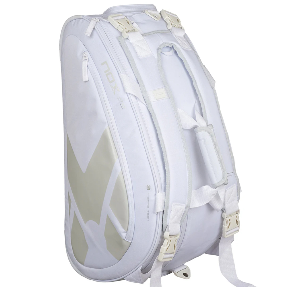 Nox Padelbag AT10 Team White – elegant white padel bag signed by Agustín Tapia - image 4